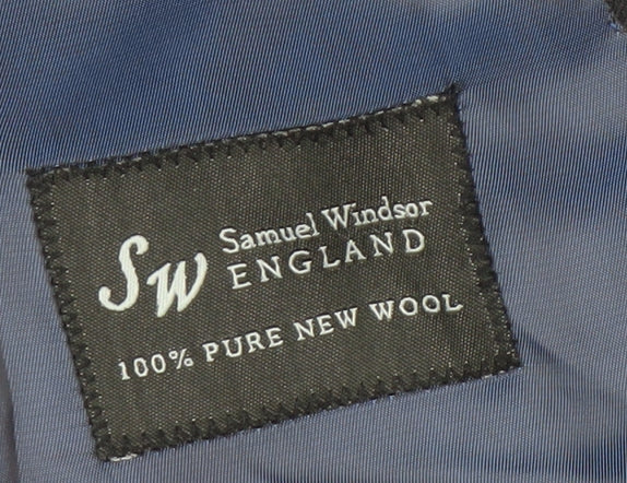 Mens UK Size 42 Samuel Windsor Regular Grey Suit Jacket