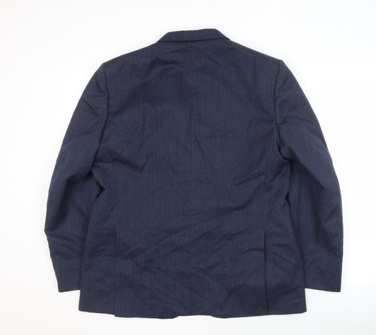 Mens UK Size 42 C&A Regular Blue Suit Jacket
