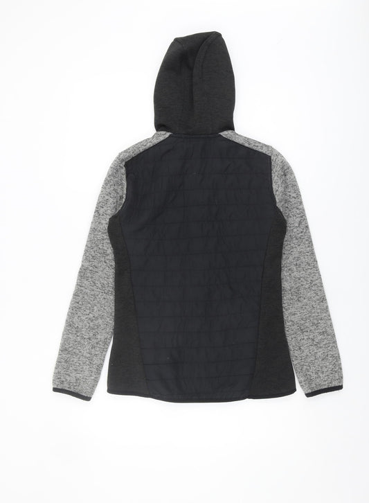 Dare2b Women’s Black Grey Hooded Jacket Size 8