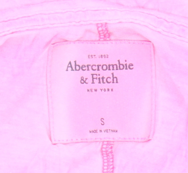 Abercrombie & Fitch Pink Women's T-Shirt Size S
