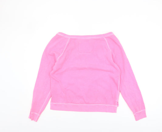 Abercrombie & Fitch Women's Pink S Pullover Sweatshirt