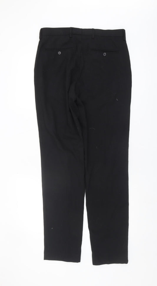 Marks and Spencer Men's Black Trousers Size 32 L