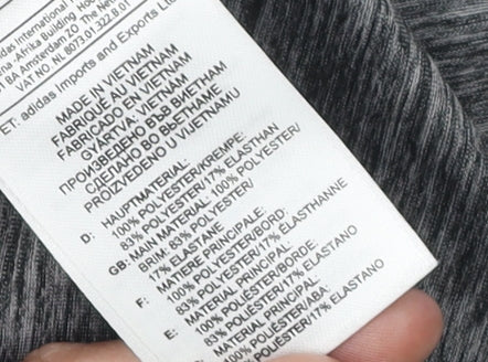 Adidas Women's Grey XS Racerback Tank - Breathable Activewear