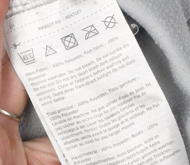 Regatta Women's Grey Fleece 1/2 Zip Sweatshirt Size 10