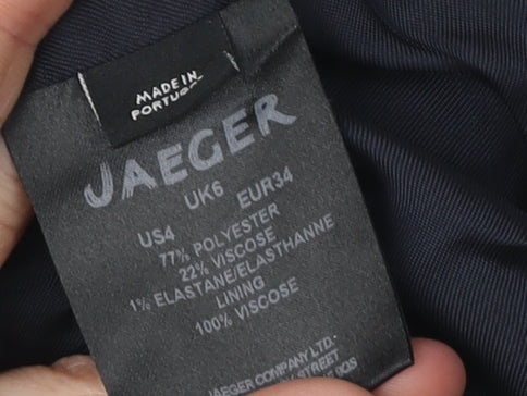 Jaeger Women's Black Pencil Skirt - Size 6