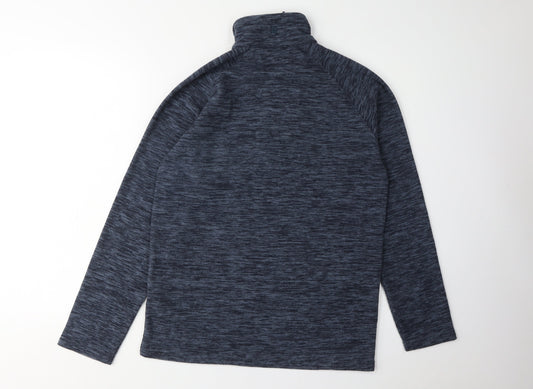 Mens UK Size XS Mountain Warehouse Blue 1/4 Zip Sweatshirt