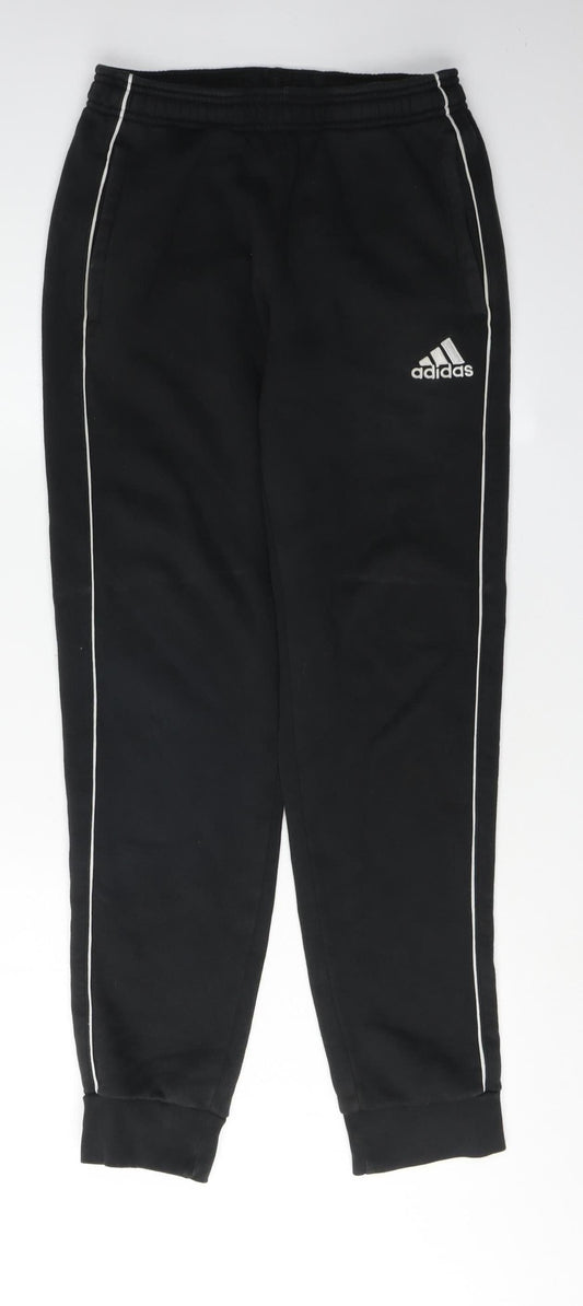 Mens UK Size S adidas Jogger Black Trousers