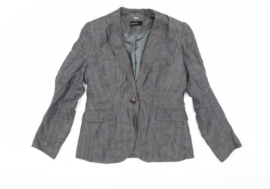 Womens UK Size 10 Autograph Regular Blue Suit Jacket