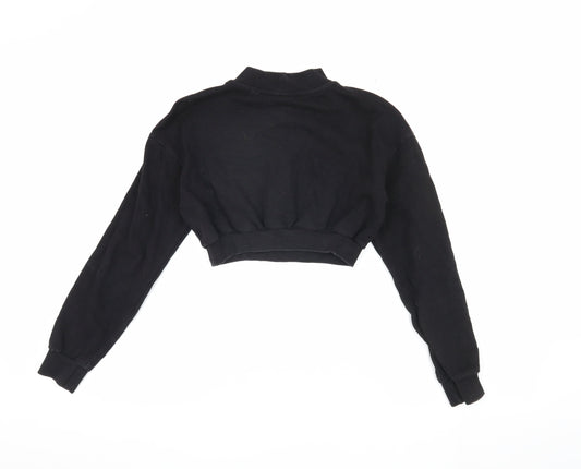 Womens UK Size 6 ASOS Black Pullover Sweatshirt