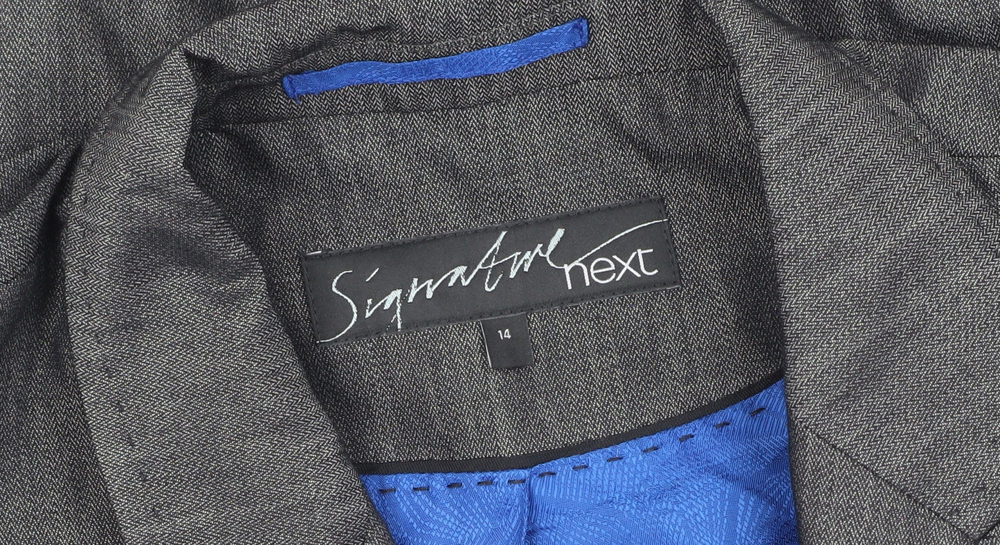 Next Women’s Grey Blazer Size 14 Classic Business