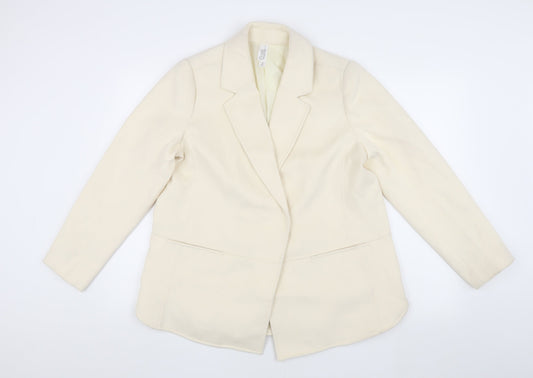 Wynne Collection Women's Ivory Blazer, Size S