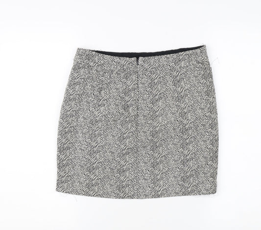 Next Women's Multicoloured Herringbone Skirt Size 8