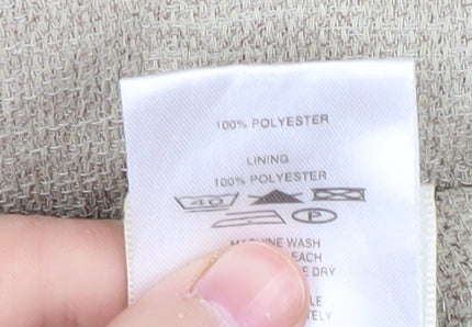 Eastex Women's Beige A-Line Knee Length Skirt