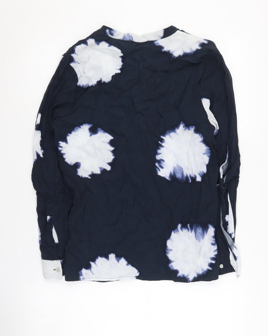 Womens UK Size 10 Mint Velvet Blue Basic Blouse