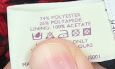 Oasis Women's Red Floral Skirt Size 8 Embroidered