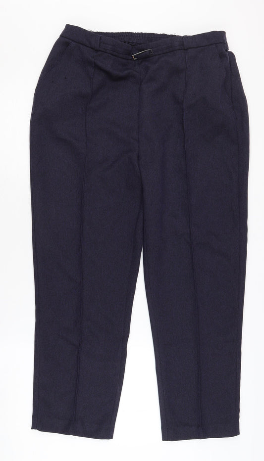 Womens UK Size 16 Honor Millburn Regular Fit Casual Blue Trousers