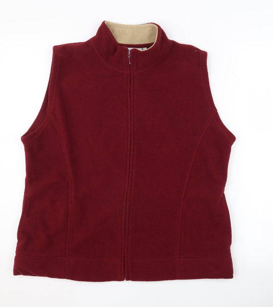 Womens UK Size L EWM Red Basic Jacket