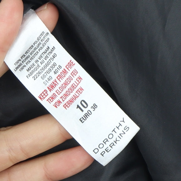 Dorothy Perkins Women's Black Suit Jacket Size 10