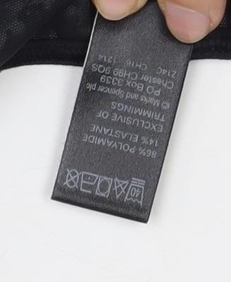 Marks and Spencer Women's Black Pink Tank Top L