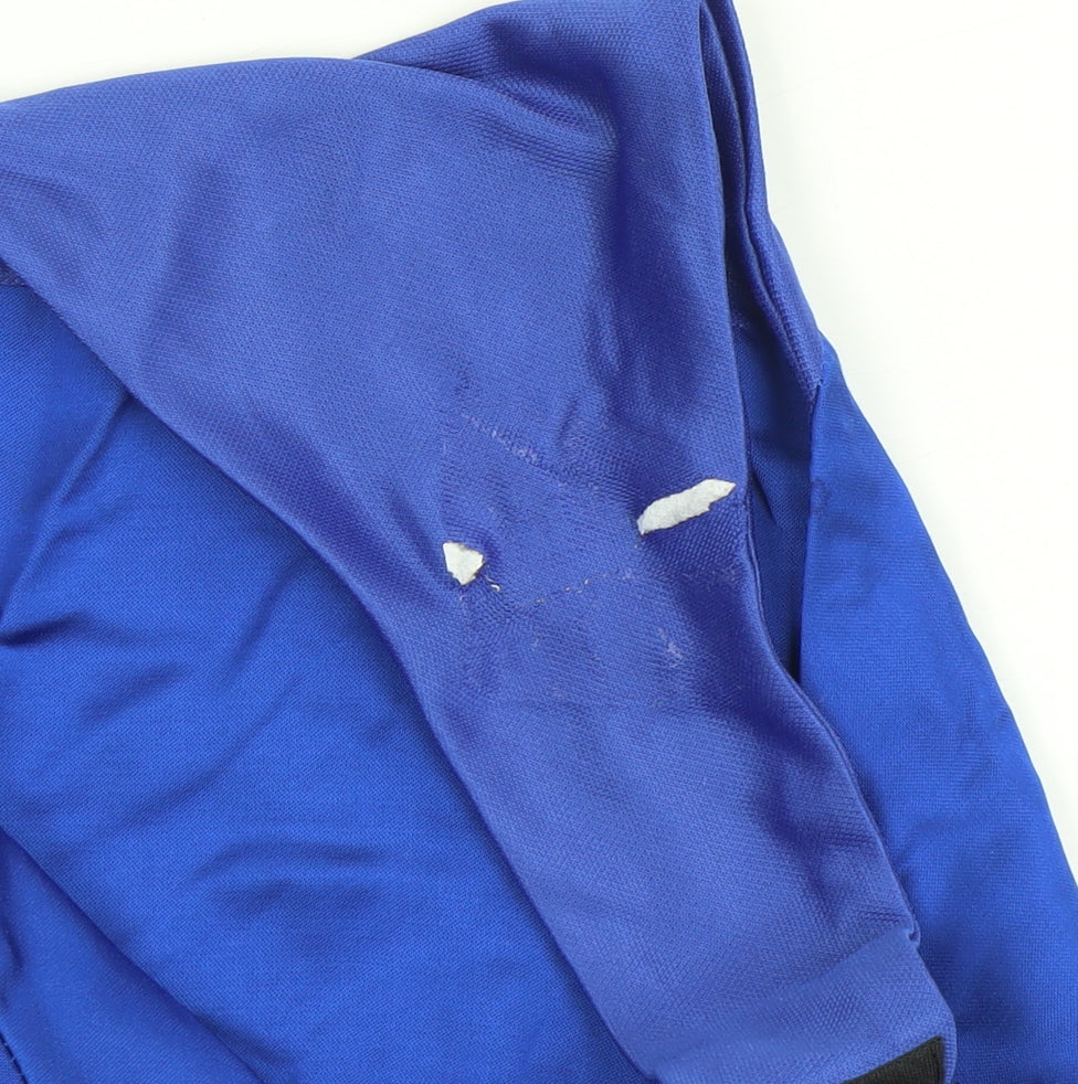 Zara Women's Blue Viscose Bodysuit Size 2 Long Sleeve Casual