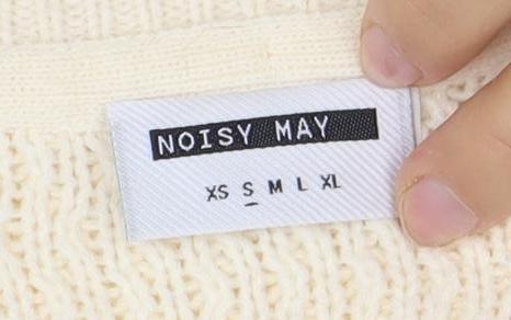 Womens UK Size S Noisy may Ivory Pullover Jumper