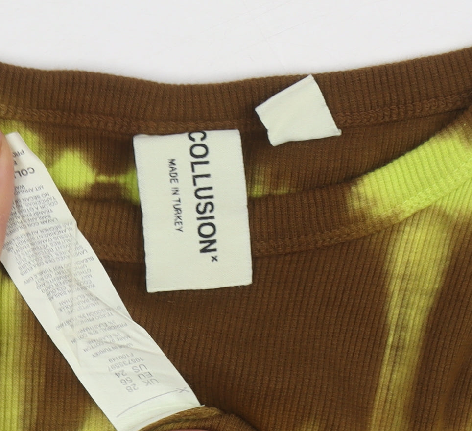 Collusion Women's Multicoloured XS Tank Dress