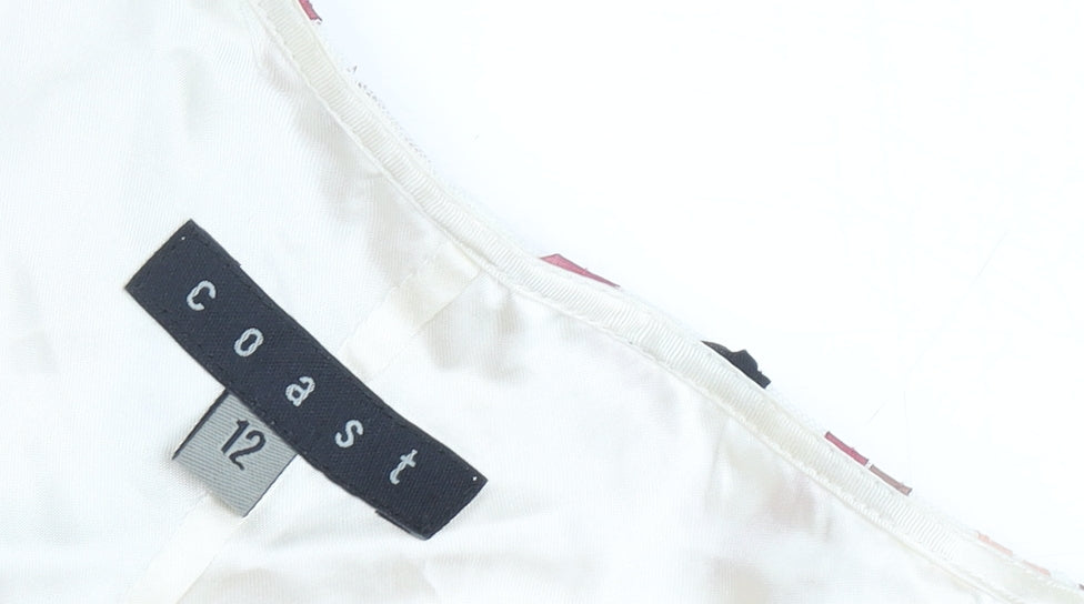 Coast Women's Multicoloured A-Line Midi Skirt Size 12