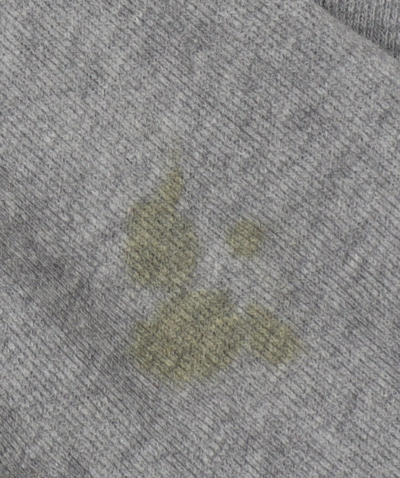 Brand and care label for Lyle and Scott Men's Grey Mock Neck Jumper L