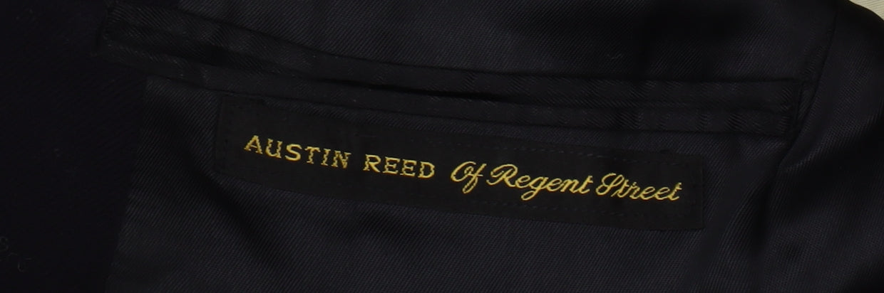 Austin Reed Men's Blue Wool Blazer, Size 40, Classic Fit