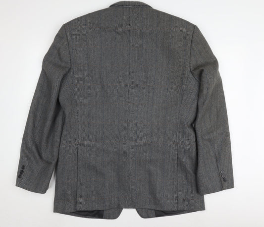 Mens UK Size 40 Wellington Regular Grey Suit Jacket