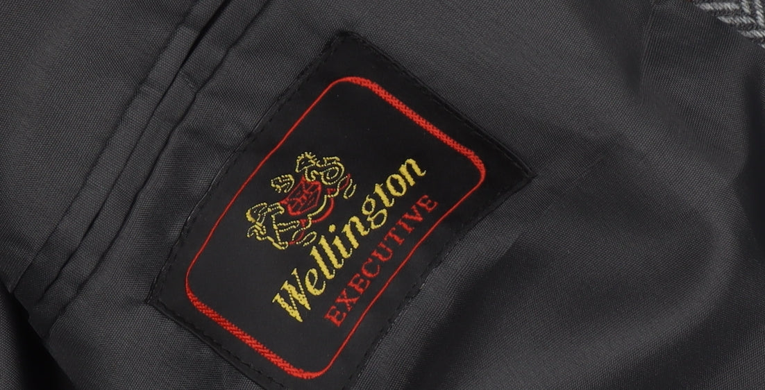 Mens UK Size 40 Wellington Regular Grey Suit Jacket