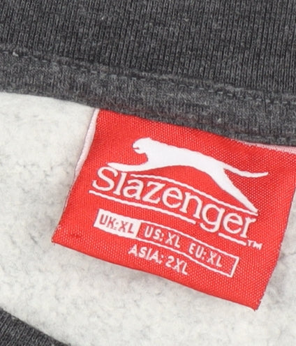 Mens UK Size XL Slazenger Grey Pullover Sweatshirt