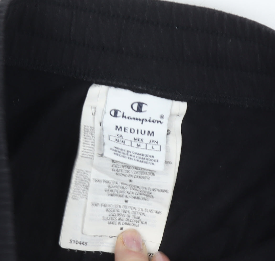 Champion Women's Black Jogger Medium Activewear Trousers
