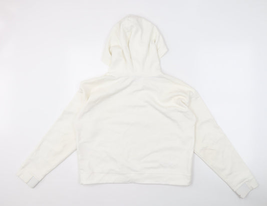 Womens UK Size 12 Jack Wills Ivory Pullover Hoodie