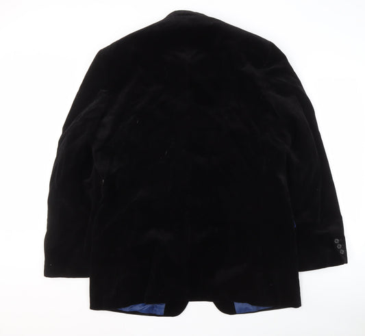 Mens UK Size 42 River Island Black Basic Jacket