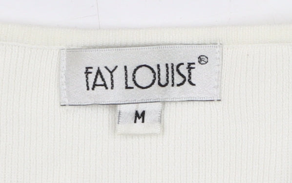 Womens UK Size M Fay Louise White Basic Blouse