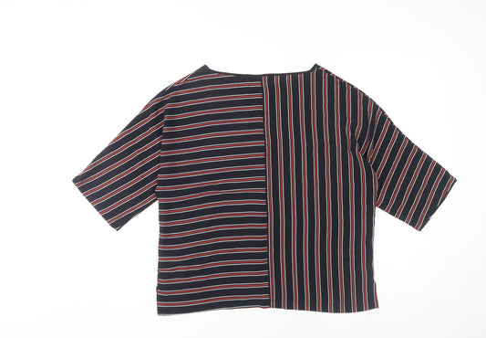 Womens UK Size 12 Marks and Spencer Multicoloured Basic T-Shirt