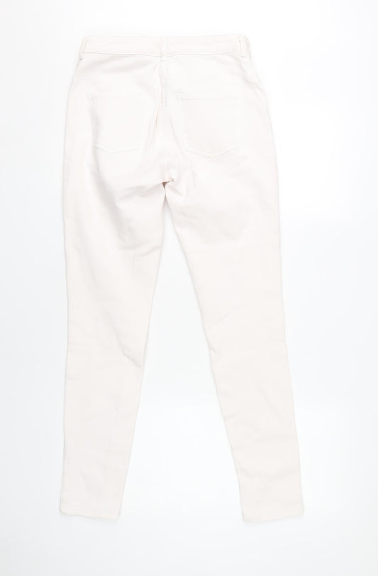 Next Women's White Skinny Jeans Size 12 Slim Fit