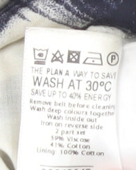 Marks and Spencer Women's Midi Check Skirt - Size 12