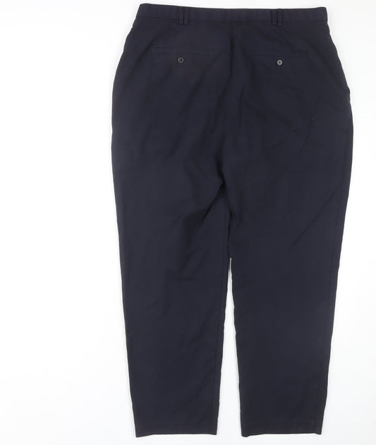 Womens UK Size 16 NEXT Regular Fit Dress Pants Black Trousers