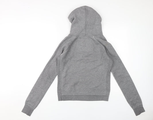Abercrombie & Fitch Women's Grey Pullover Hoodie Medium