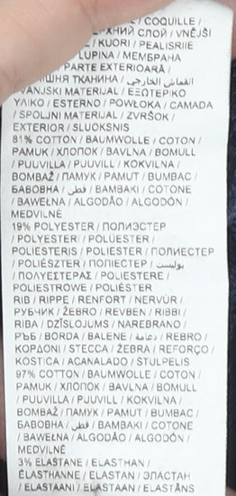 Puma Blue Unisex Full Zip Hoodie Size 10