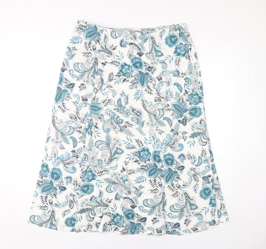 Eastex Women's Floral Midi Skirt, Size 16, Multicoloured
