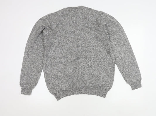 Marks and Spencer Men's Grey Medium Pullover Jumper