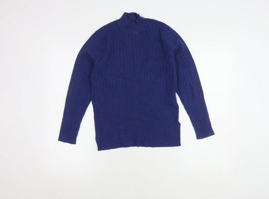 Womens UK Size 12 Marks and Spencer Blue Pullover Jumper
