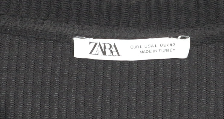 Zara Women's Black Top Large