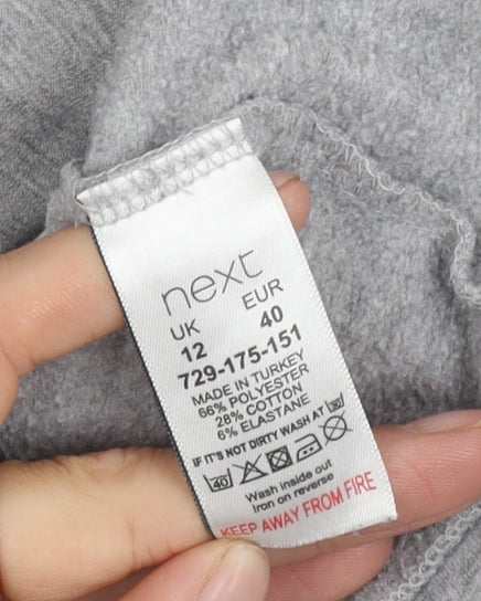 Womens UK Size 12 NEXT Grey Pullover Jumper