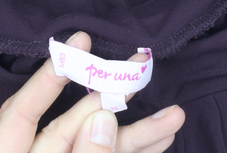 Marks and Spencer Womens Purple Skirt Size 16