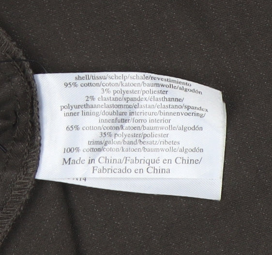 Laura Ashley Women's Brown Pencil Skirt Size 12