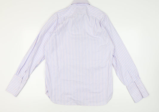 Mens UK Collar Size 15.5 Marks and Spencer Smart Multicoloured Dress Shirt